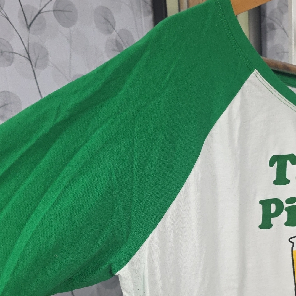St. Patrick's Day Raglan Tee - Size 1X - Picture 6 of 9